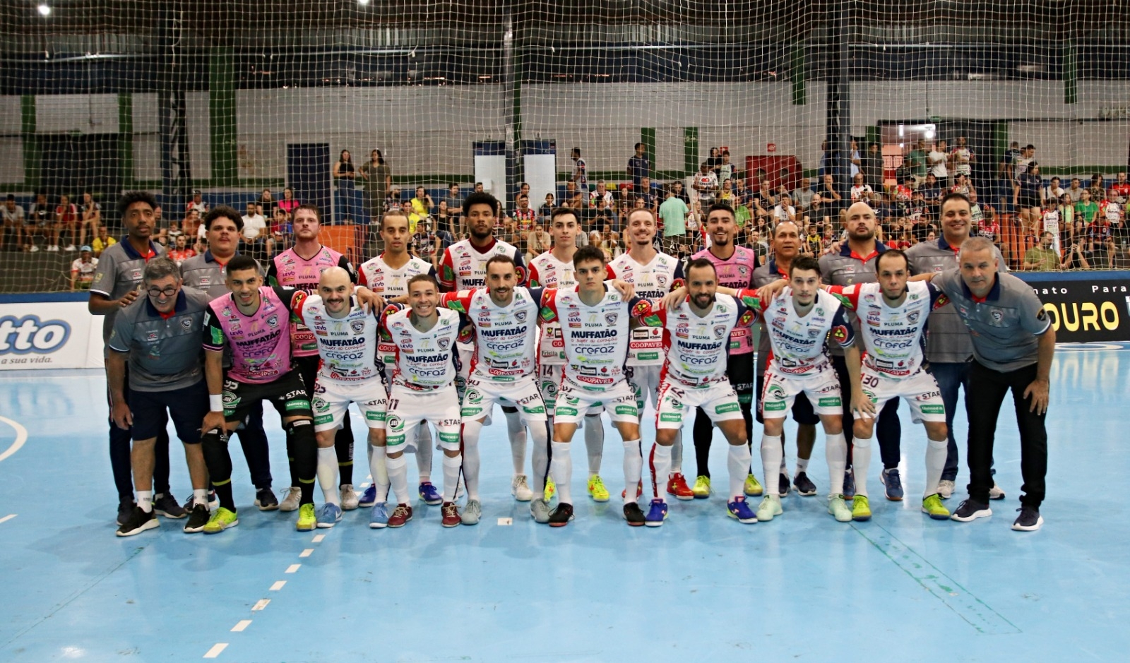 Cascavel Futsal em sua primeira partida na temporada