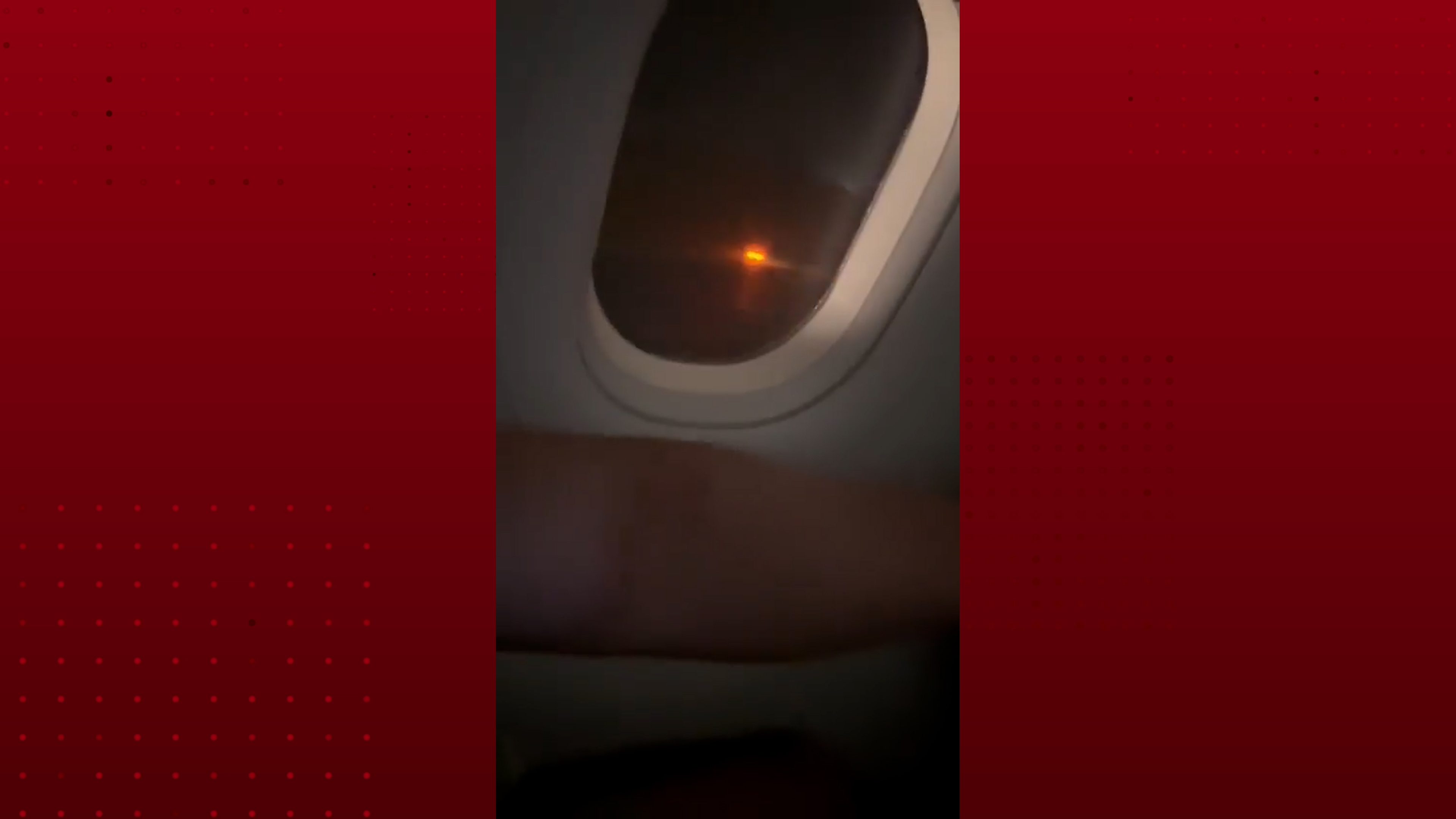 Passageiro filmou momento do pouso do avião