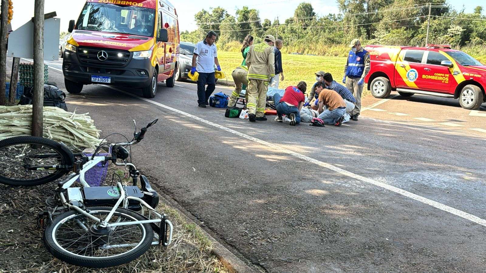 Homem Fica Gravemente Ferido Após Sofrer Queda De Bicicleta Elétrica No Parque Verde 3986